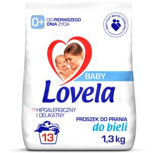 Lovela Baby hipoalergiczny proszek do prania bieli 1,3 kg