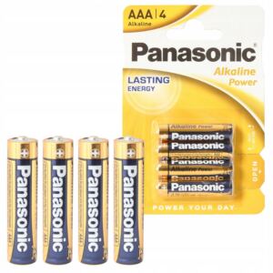 Panasonic Baterie alkaliczne 4x Alkaline Paluszki LR03/AAA