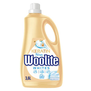 Woolite p艂yn do bia艂ego prania z keratyn膮 3,6L