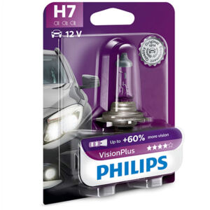 Philips Żarówka H7 VisionPlus +60% Więcej Światła