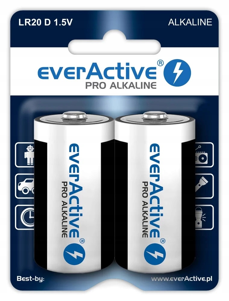 LR20 2BL EverActive Pro Alkaline