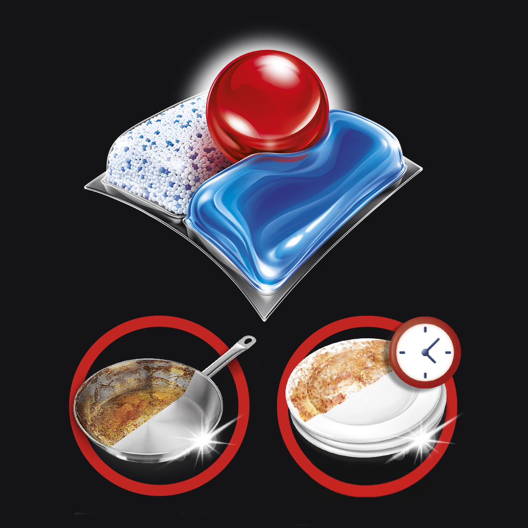 Finish Ultimate kapsułki do zmywarki świeży zapach 40 sztuk - obrazek 3