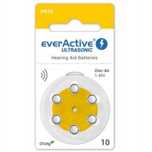 EVERACTIVE 10 6BL BATERIE SŁUCHOWE