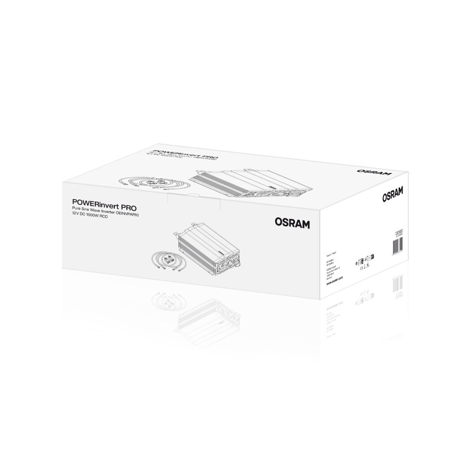 OSRAM Inwerter falowy z sinusoidą czystą moc 1000W - obrazek 3