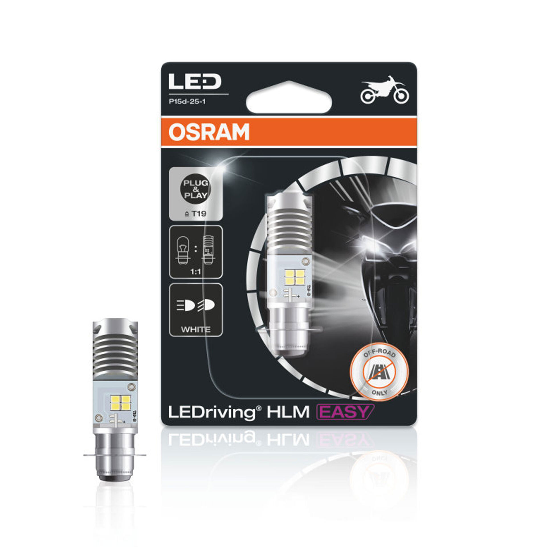 Osram LED HLM Easy T19 6000K M5