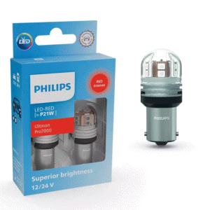 Philips LED Ultinon Pro7000 P21W RED RU70 12/24V X2