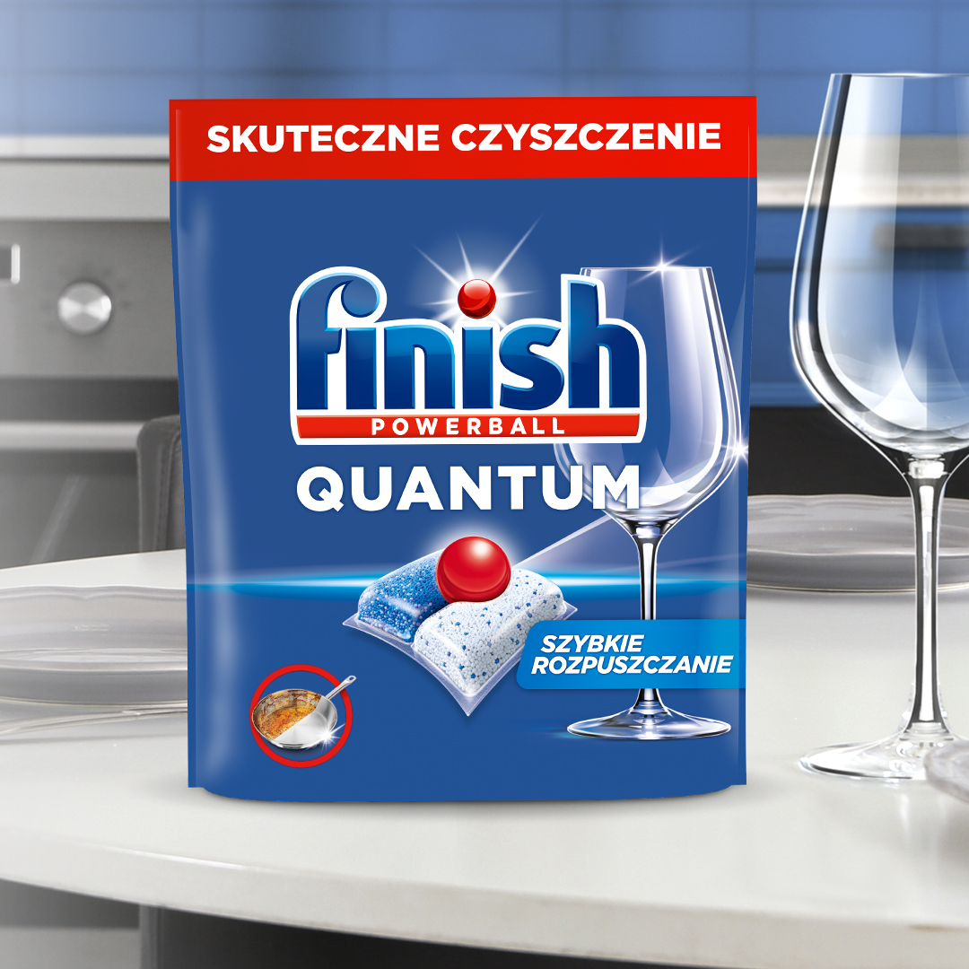 Finish Quantum kapsułki do zmywarki świeży zapach 60 sztuk - obrazek 2
