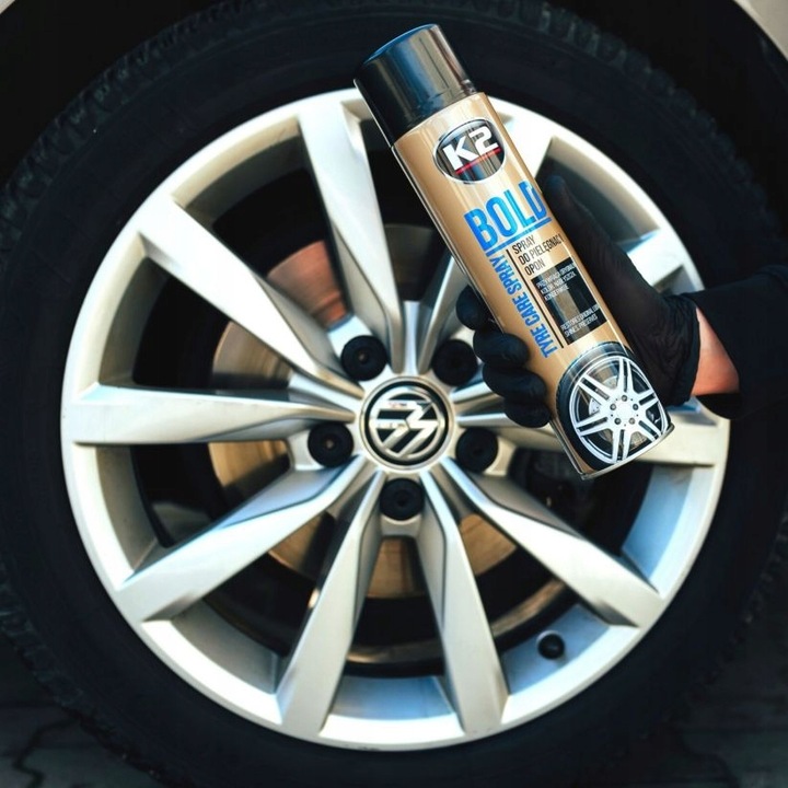 K2 BOLD CZERNIDŁO NABŁYSZCZANIE PIELĘGNACJA OPON MOKRA OPONA 600ml K156 - obrazek 2