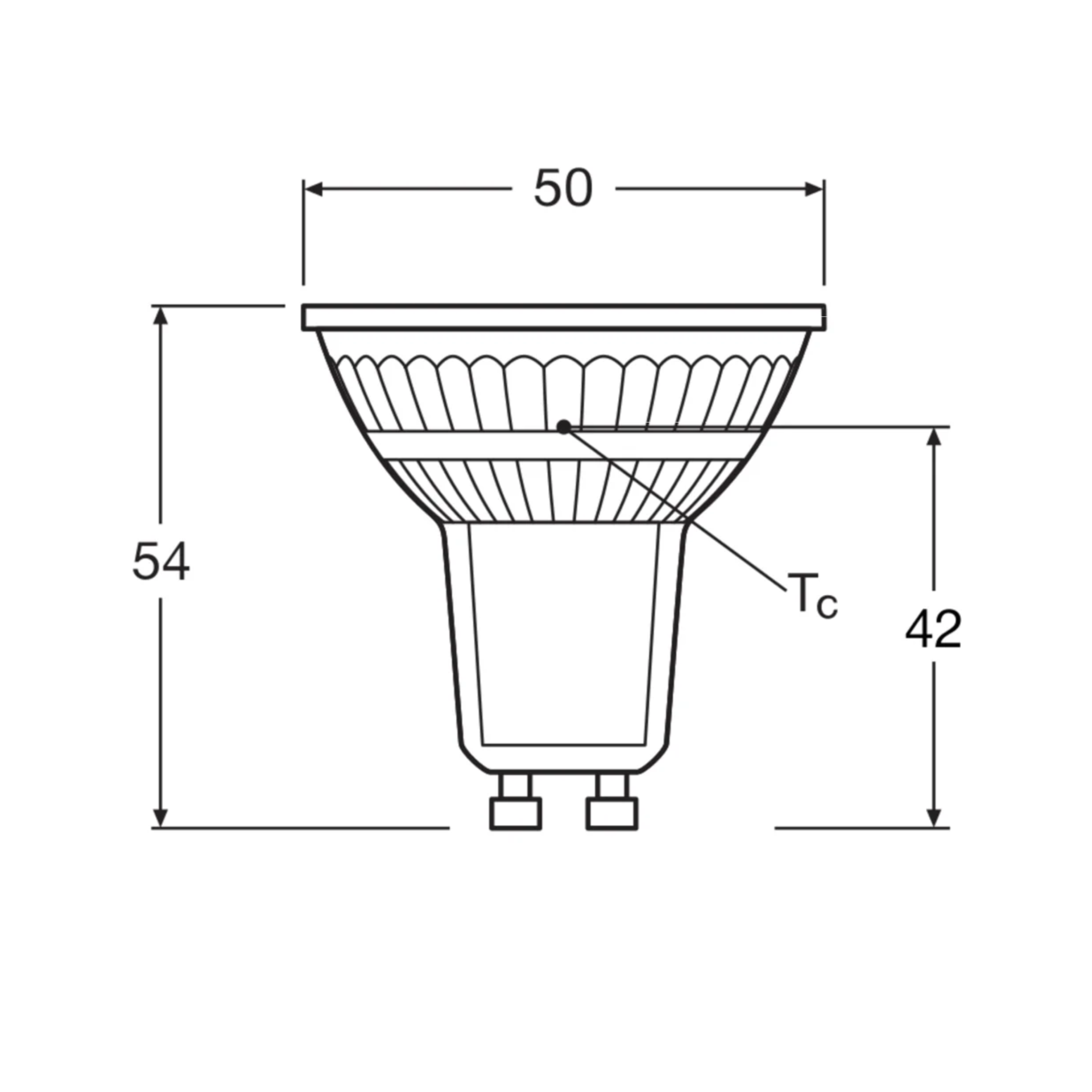 Ledvance Żarówka Domowa VALUE PAR16 50 36 ° 4.3 W 2700K GU10 - obrazek 3