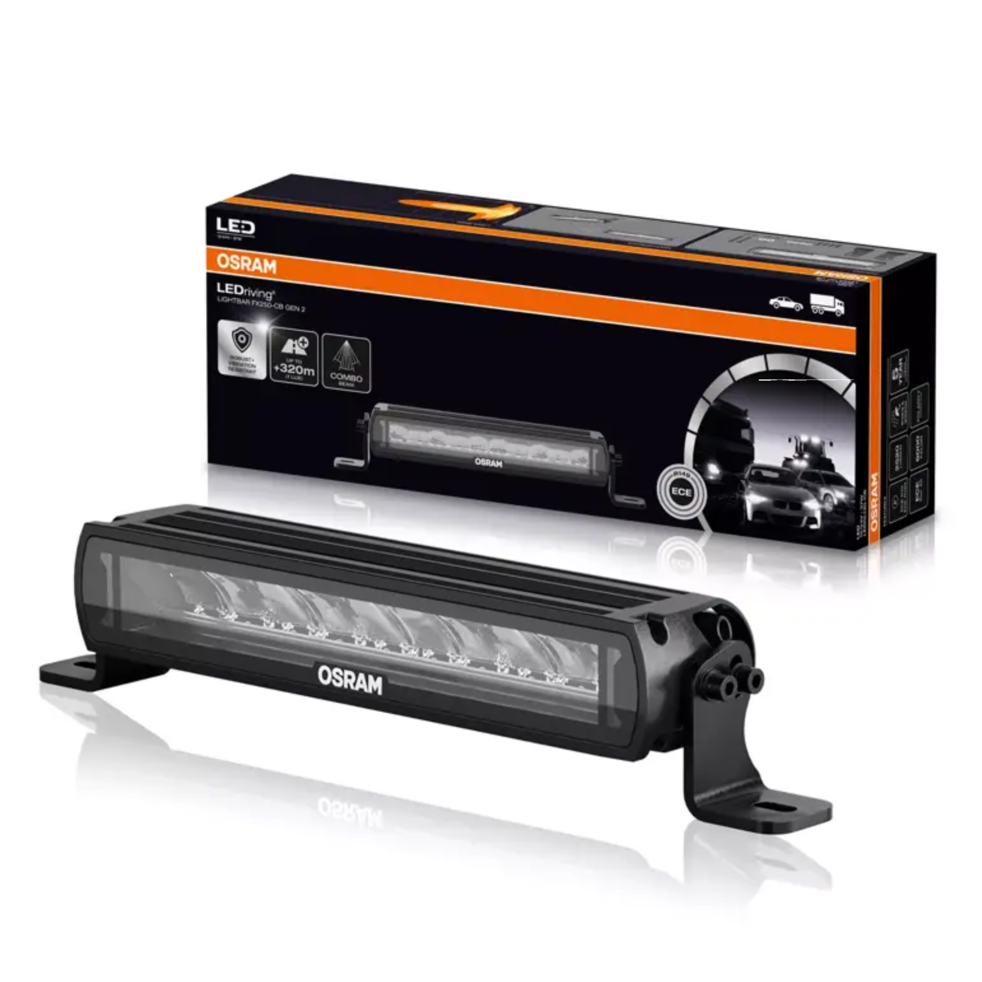 OSRAM LIGHTBAR FX250-CB GEN2 DALEKOSIĘŻNY HALOGEN LED HOMOLOGACJA