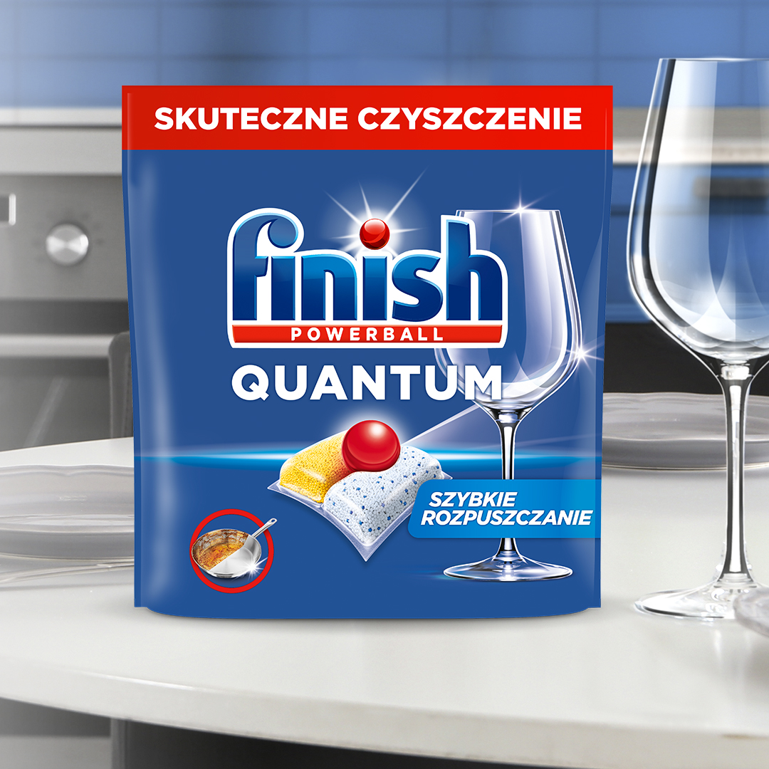Finish Quantum kapsułki do zmywarki cytrynowe 60 sztuk - obrazek 2