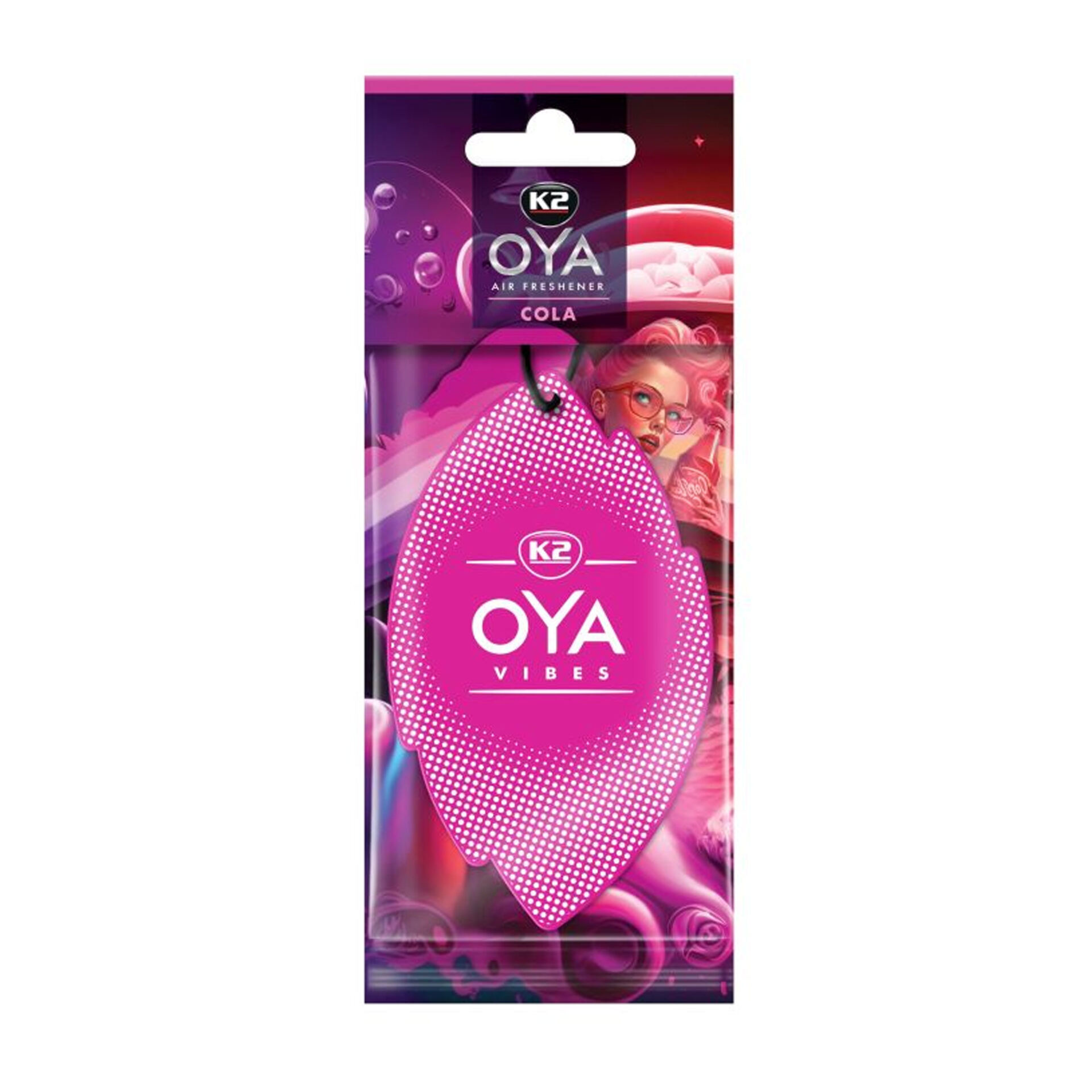 K2 V913 OYA Vibes Cola Zawieszka Zapachowa Różowa - obrazek 2