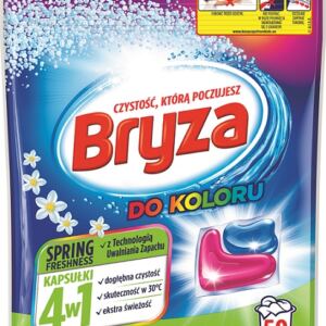 Bryza Kapsu艂ki do prania koloru 4w1 Spring Freshness 50 sztuk