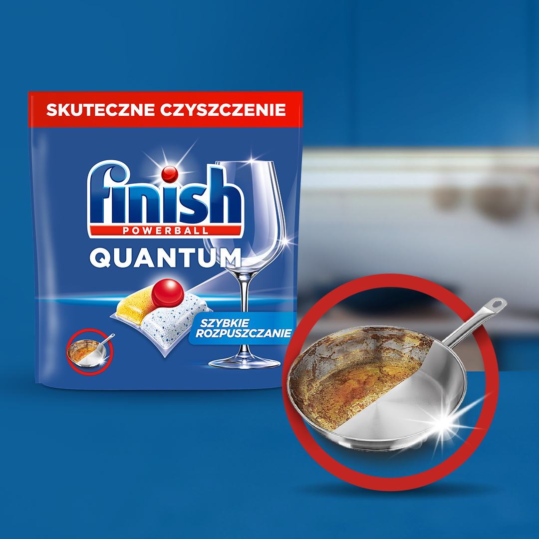 Finish Quantum kapsułki do zmywarki cytrynowe 60 sztuk - obrazek 4