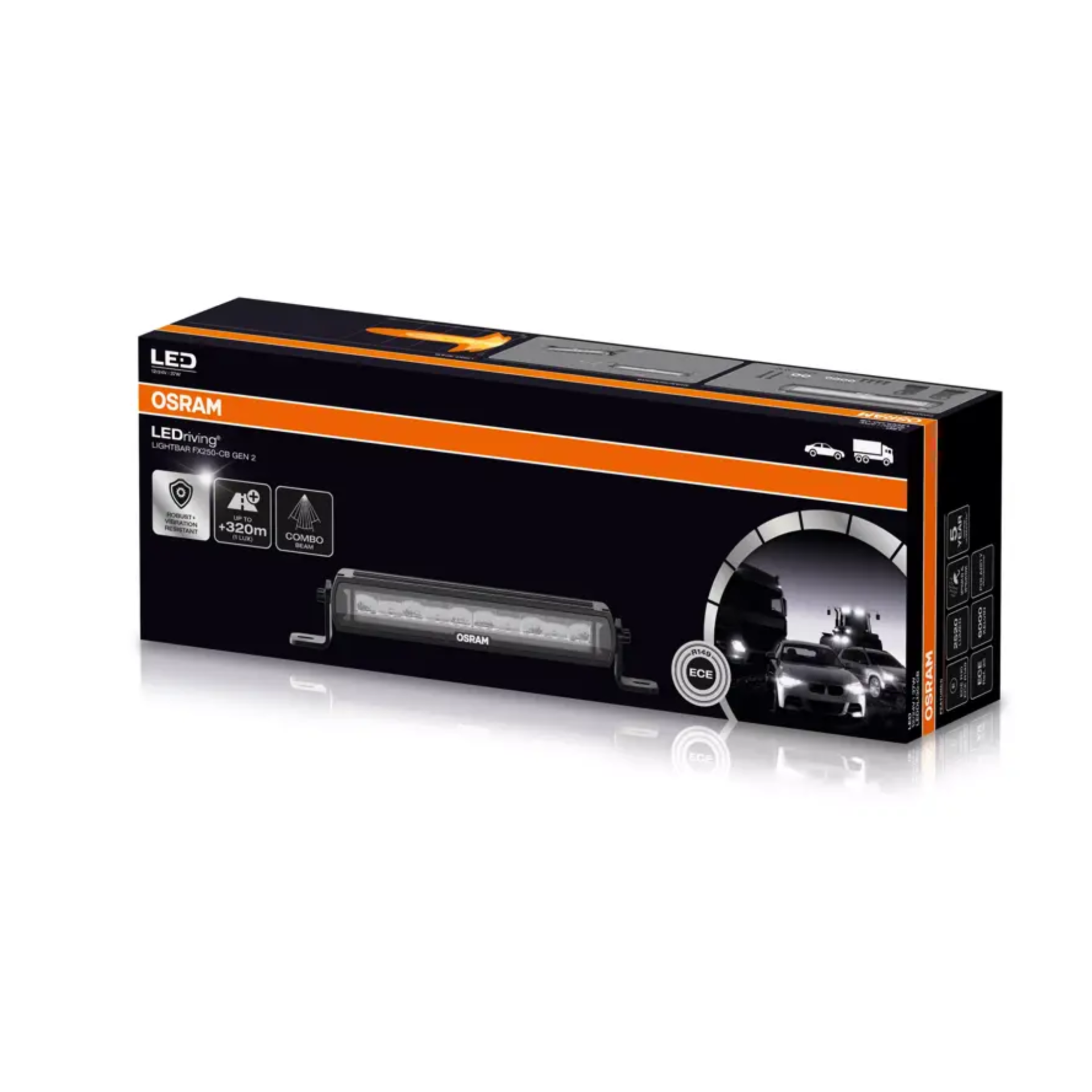 OSRAM LIGHTBAR FX250-CB GEN2 DALEKOSIĘŻNY HALOGEN LED HOMOLOGACJA - obrazek 8