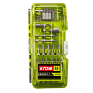 RYOBI Zestaw Bitów do Wkręcania 55 sztuk RAK55DK Bez Udaru