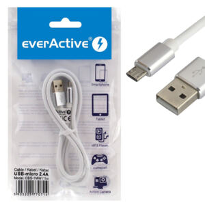 EverActive Kabel USB micro 1m CBS-1MW EverA
