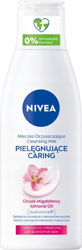 NIVEA ŁAGODNE MLECZKO OCZYSZCZAJĄCE CERA SUCHA I WRAŻLIWA 200 ml