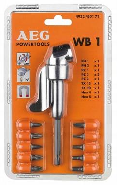 AEG NASADKA KĄTOWA + BITY ZESTAW 10 SZTUK WB1 - obrazek 3