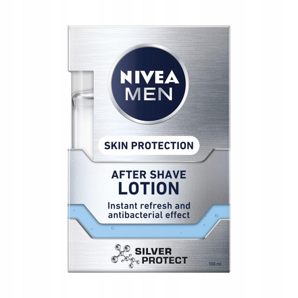 NIVEA MEN Woda po goleniu Silver Protect 100ml - obrazek 4