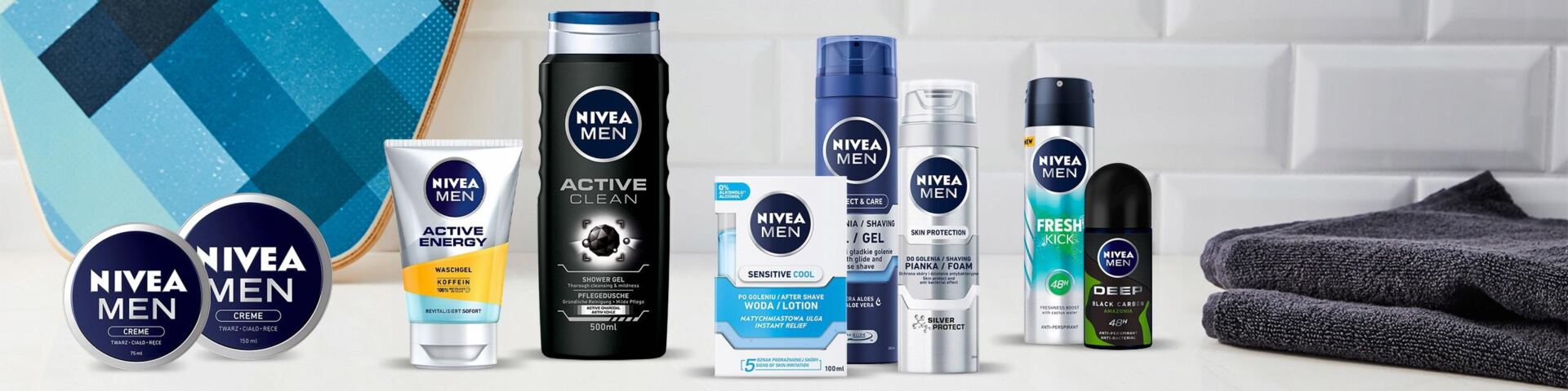 NIVEA MEN Krem do ciała twarzy rąk Creme 150ml - obrazek 13