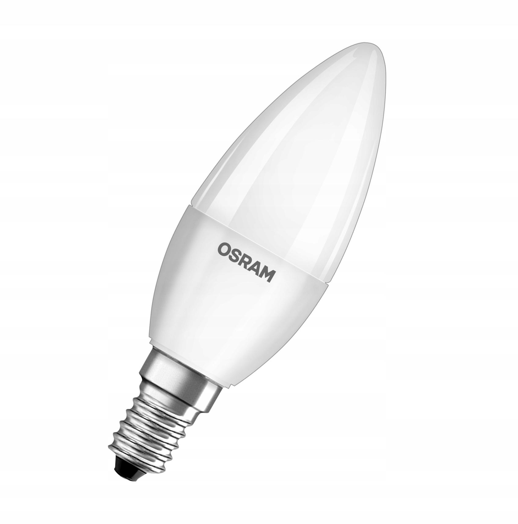 OSRAM Żarówka LED E14 ŚWIECA 4,9W = 40W 2700K 4PAK - obrazek 2