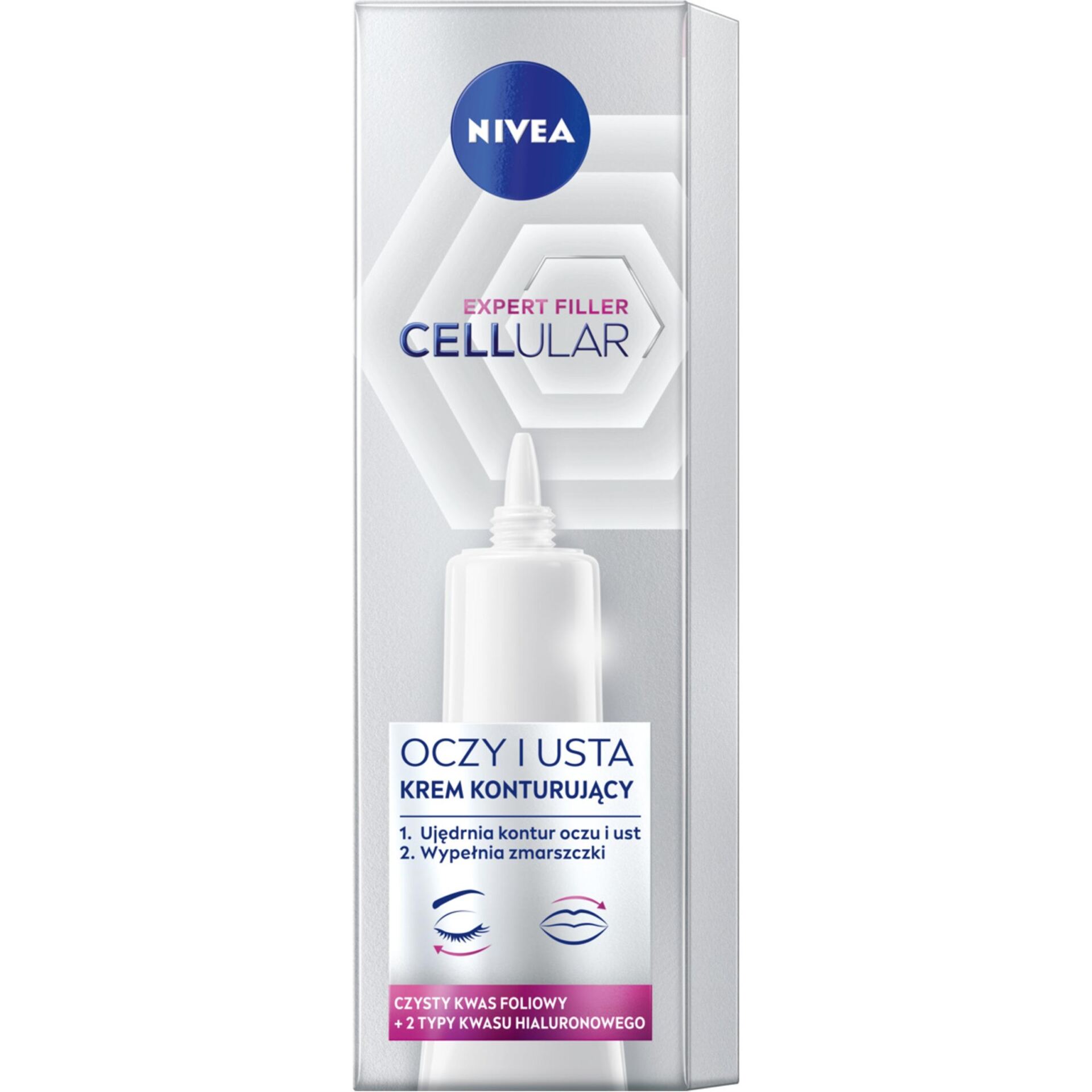 NIVEA Hyaluron Cellular Filler Przeciwzmarszczkowy krem pod oczy 15 ml - obrazek 13