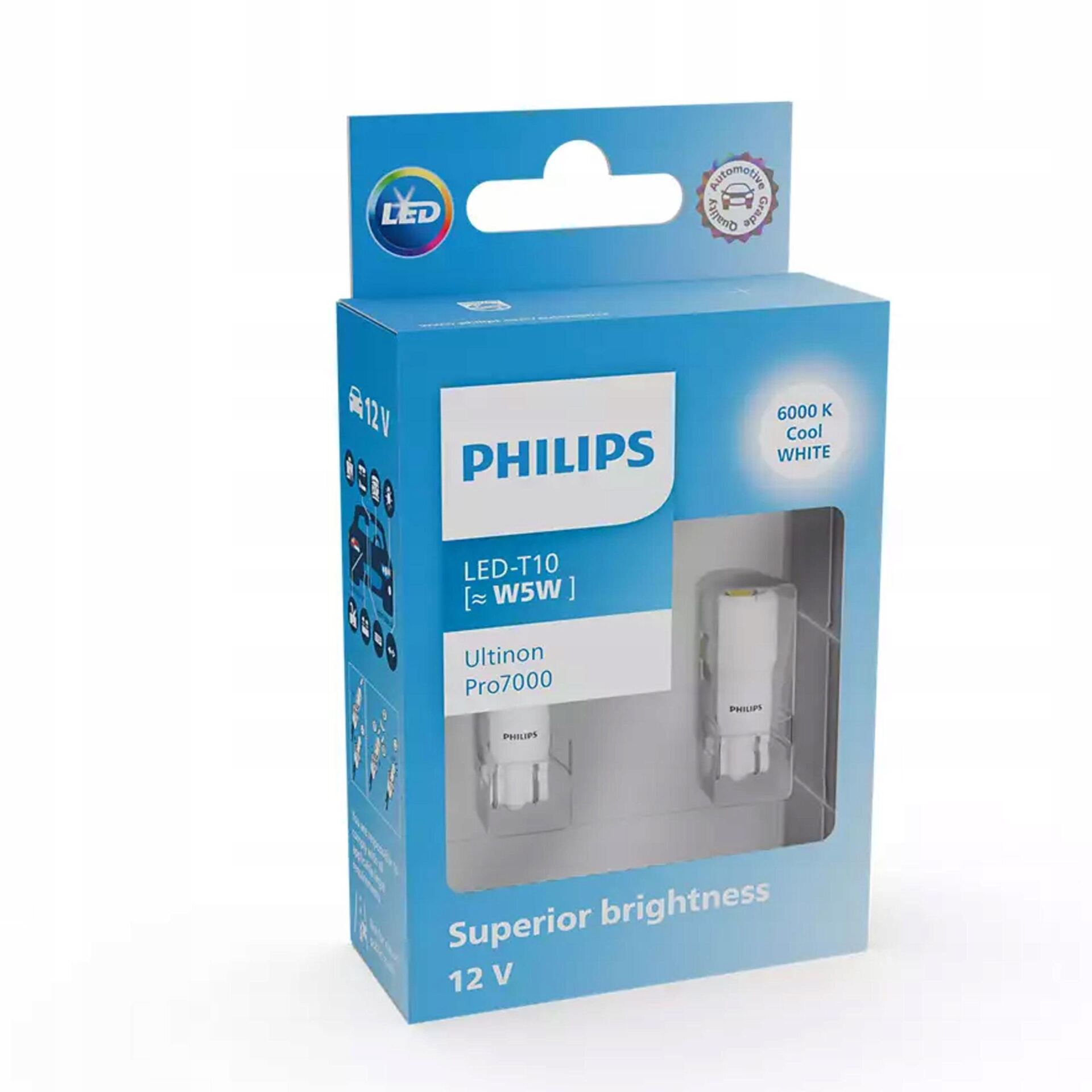 Żarówki Philips LED Ultinon Pro7000 W5W CU70 12V - obrazek 4
