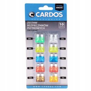K2 Cardos Zestaw Bezpieczników Płytkowych 10szt AA301S