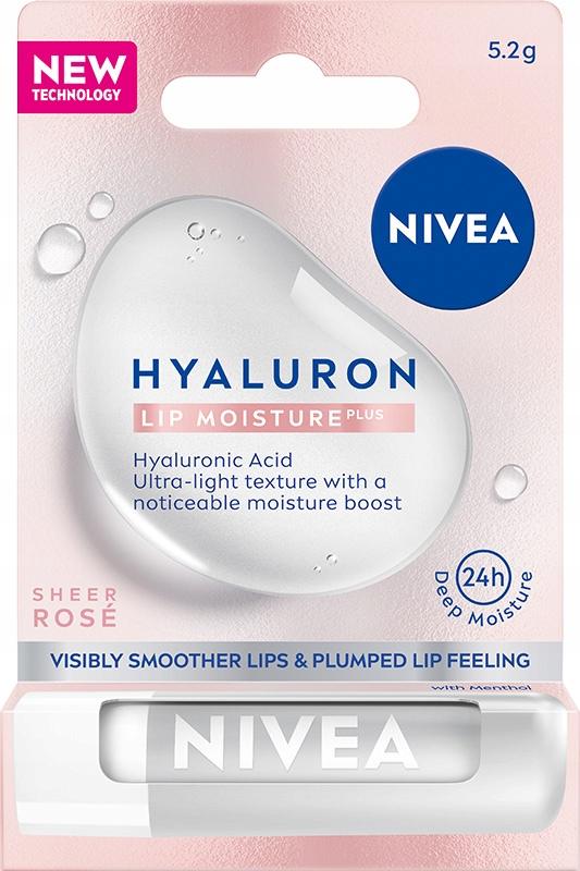 NIVEA HYALURON MOISTURE PLUS Balsam pomadka do ust