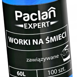 PACLAN EXPERT Worki na Śmieci Wiązane 60L 100 szt.