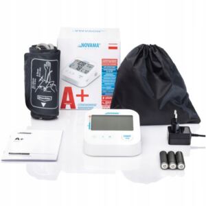 NOVAMA White A+ Ciśnieniomierz naramienny FUNKCJA MOWY USB-C