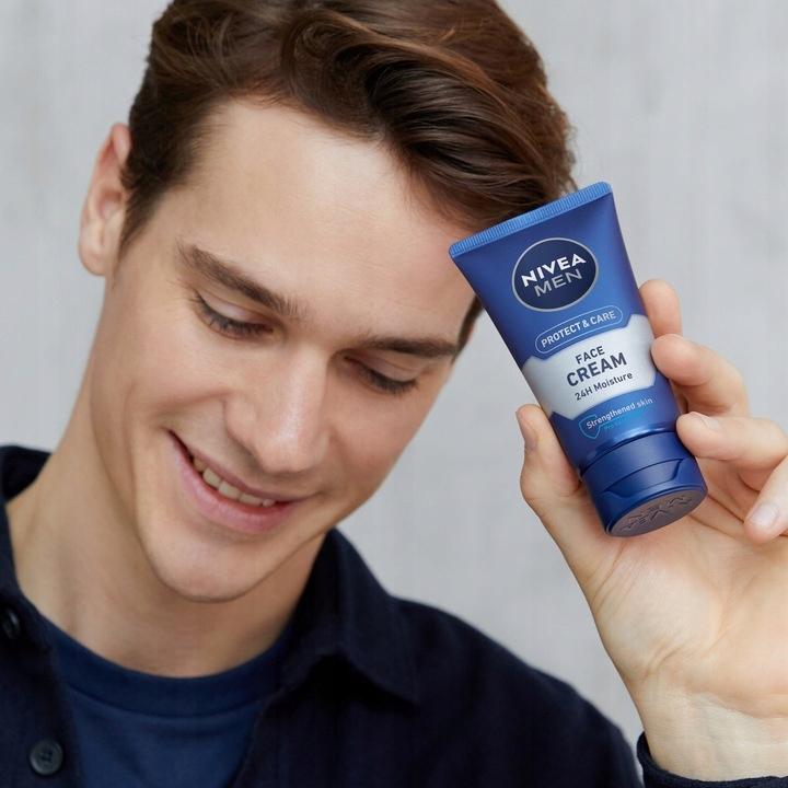 NIVEA NAWILŻAJĄCY KREM DO TWARZY PROTECT & CARE 75 ML - obrazek 2