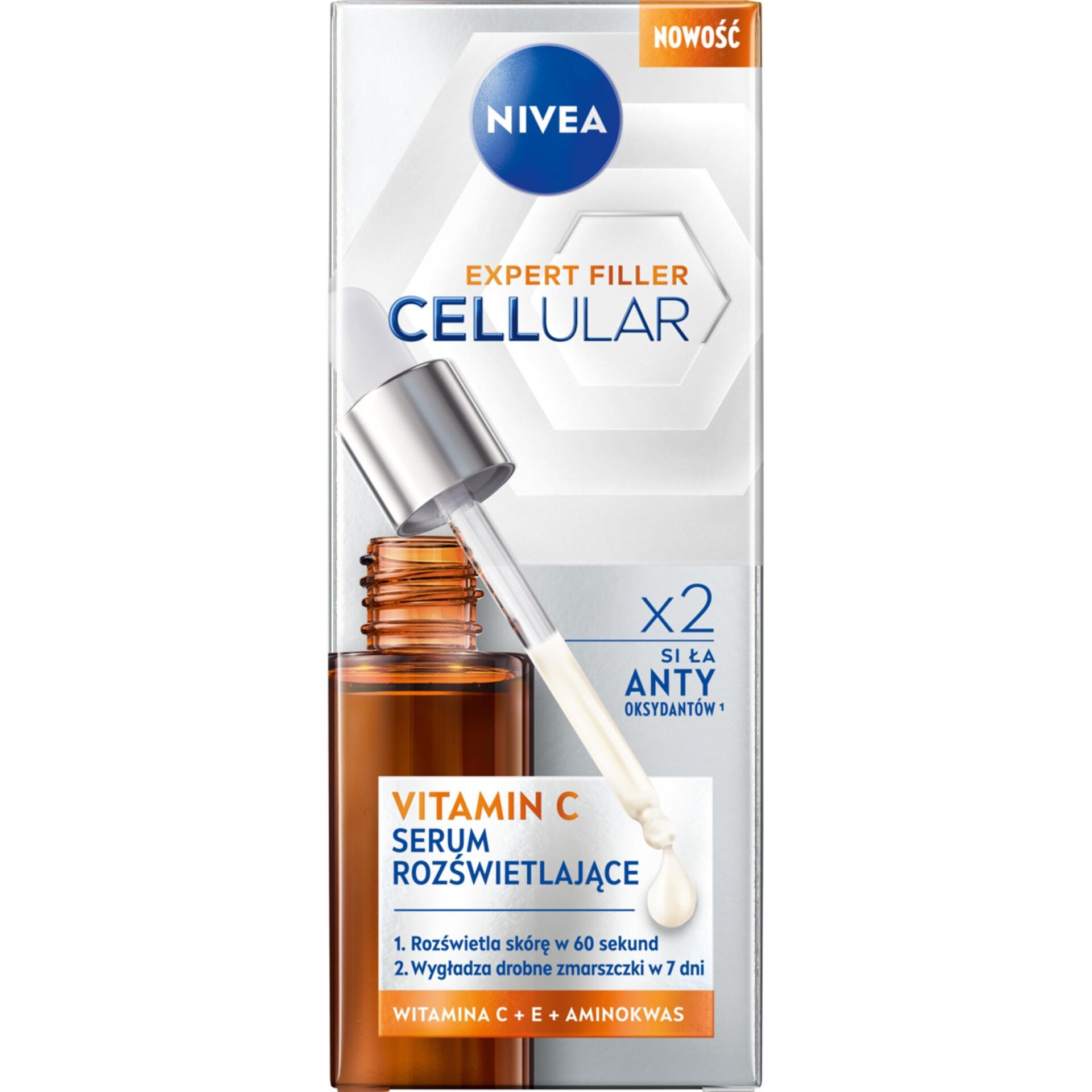NIVEA EXPERT FILLER VITAMIN C Serum rozświetlające na zmarszczki 30ml - obrazek 5