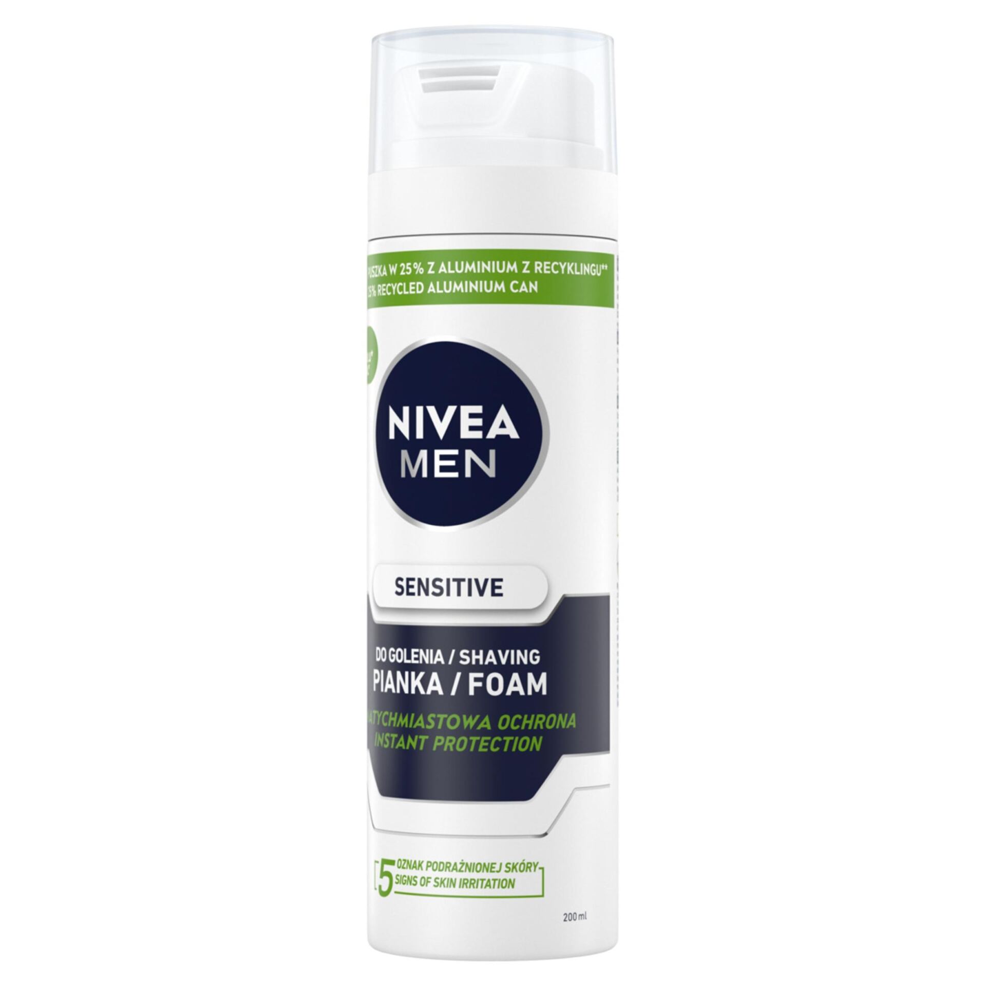 NIVEA Men Łagodząca pianka do golenia Sensitive 200 ml - obrazek 10