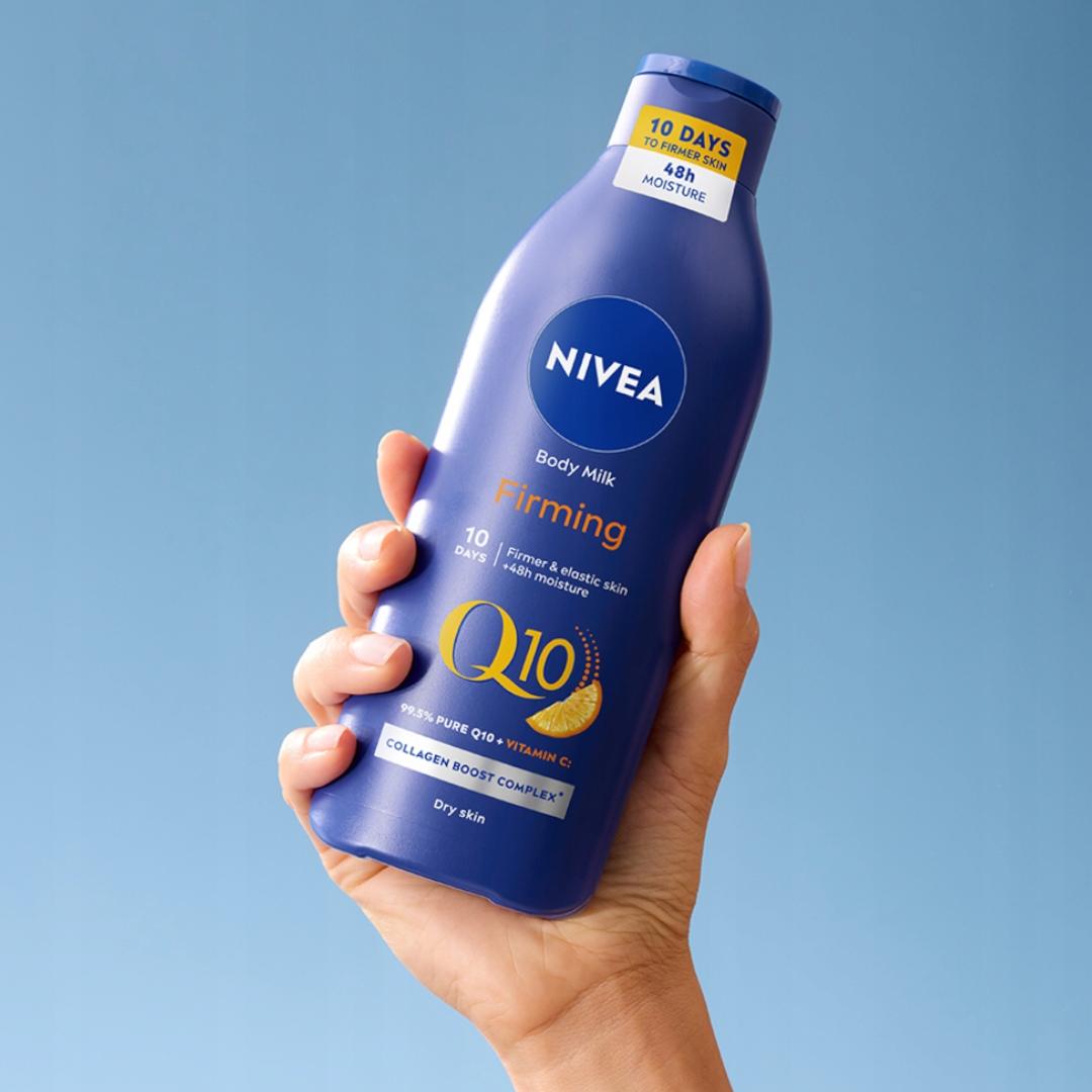 NIVEA UJĘDRNIAJĄCE MLECZKO DO CIAŁA Q10 + WITAMINA C 400 ML - obrazek 6