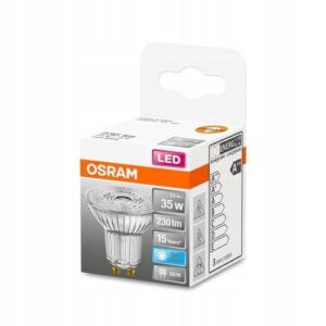 Osram Halogen 呕ar贸wka LED GU10 2.6W 230lm, 4000K