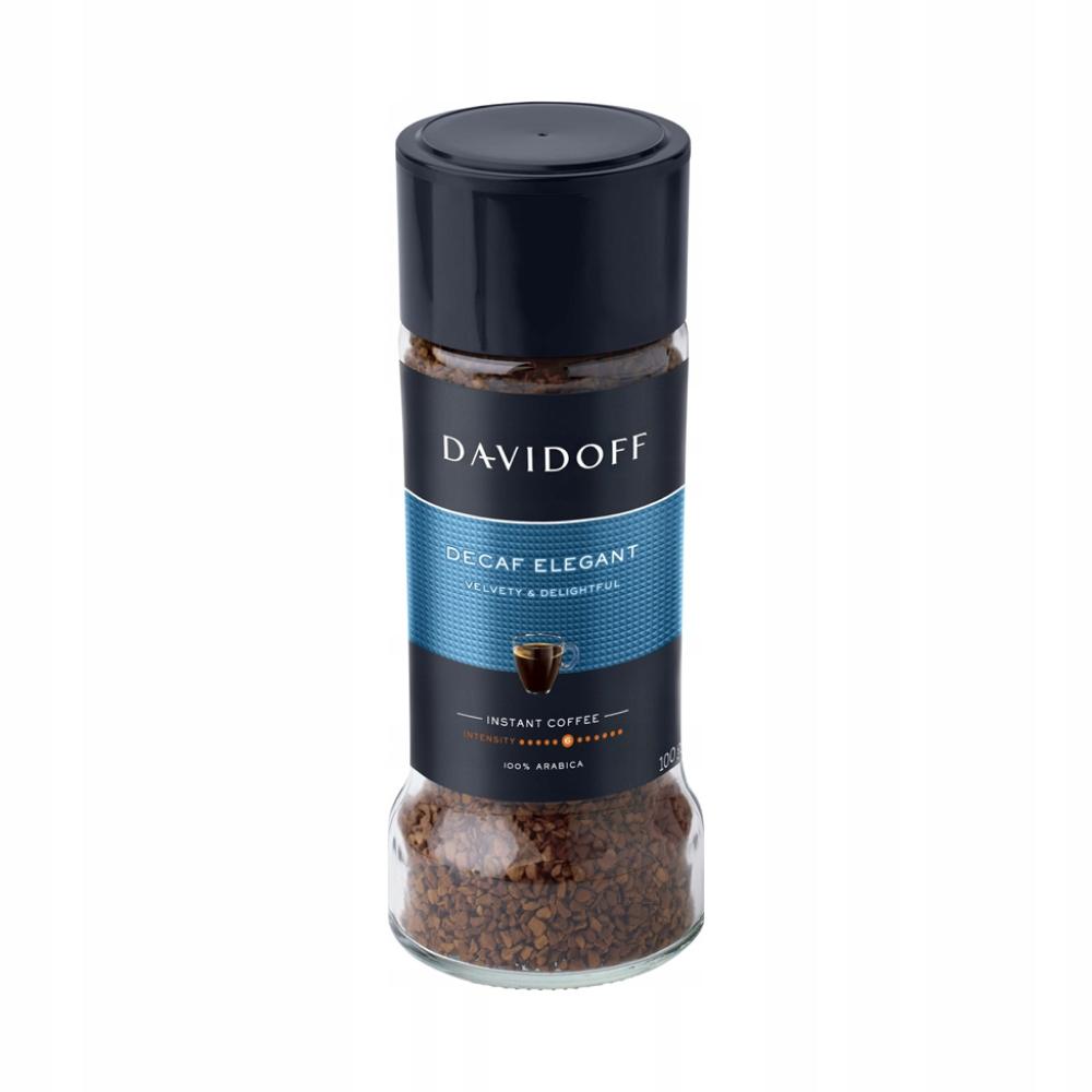 Kawa rozpuszczalna instant Davidoff Decaf Elegant 100g - obrazek 6