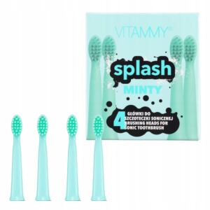 VITAMMY Ko艅c贸wki do szczoteczki sonicznej splash minty Mi臋towe