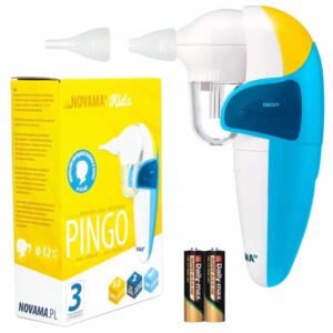 NOVAMA KIDS PINGO ASPIRATOR DO NOSA ODCIĄGACZ KATARU 12 MELODYJEK 0-12 LAT