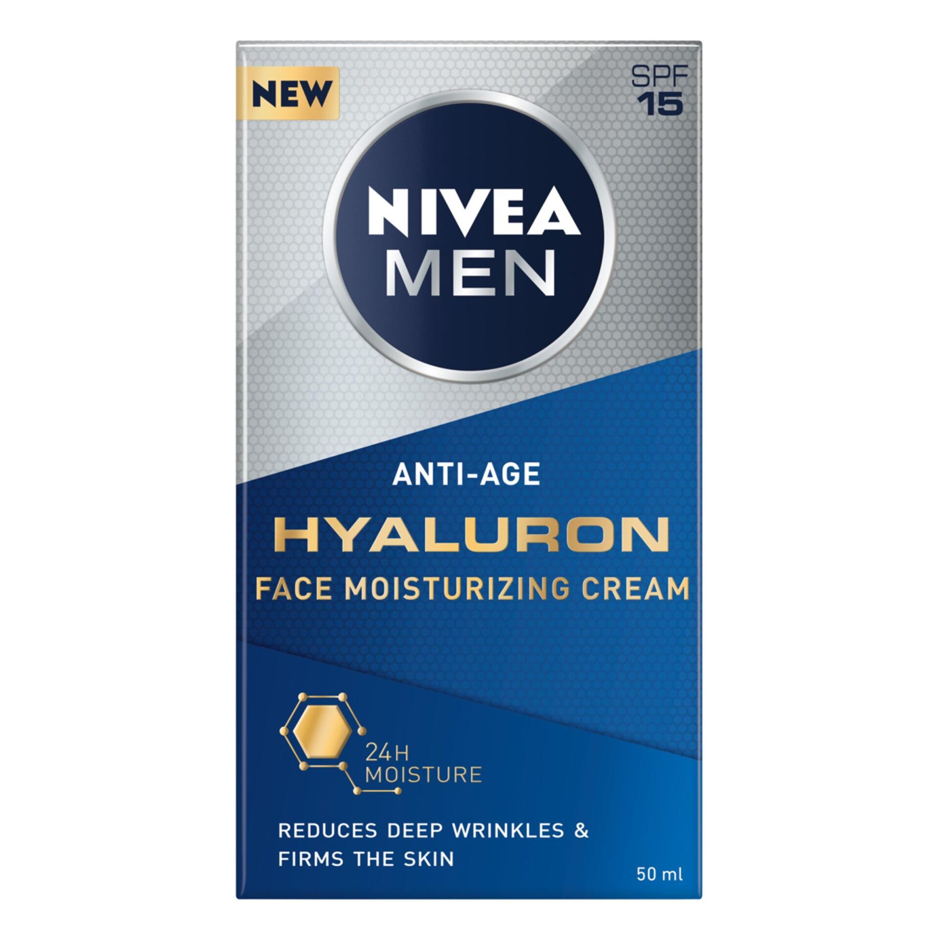 NIVEA MEN KREM PRZECIWZMARSZCZKOWY HYALURON 50 ML - obrazek 6