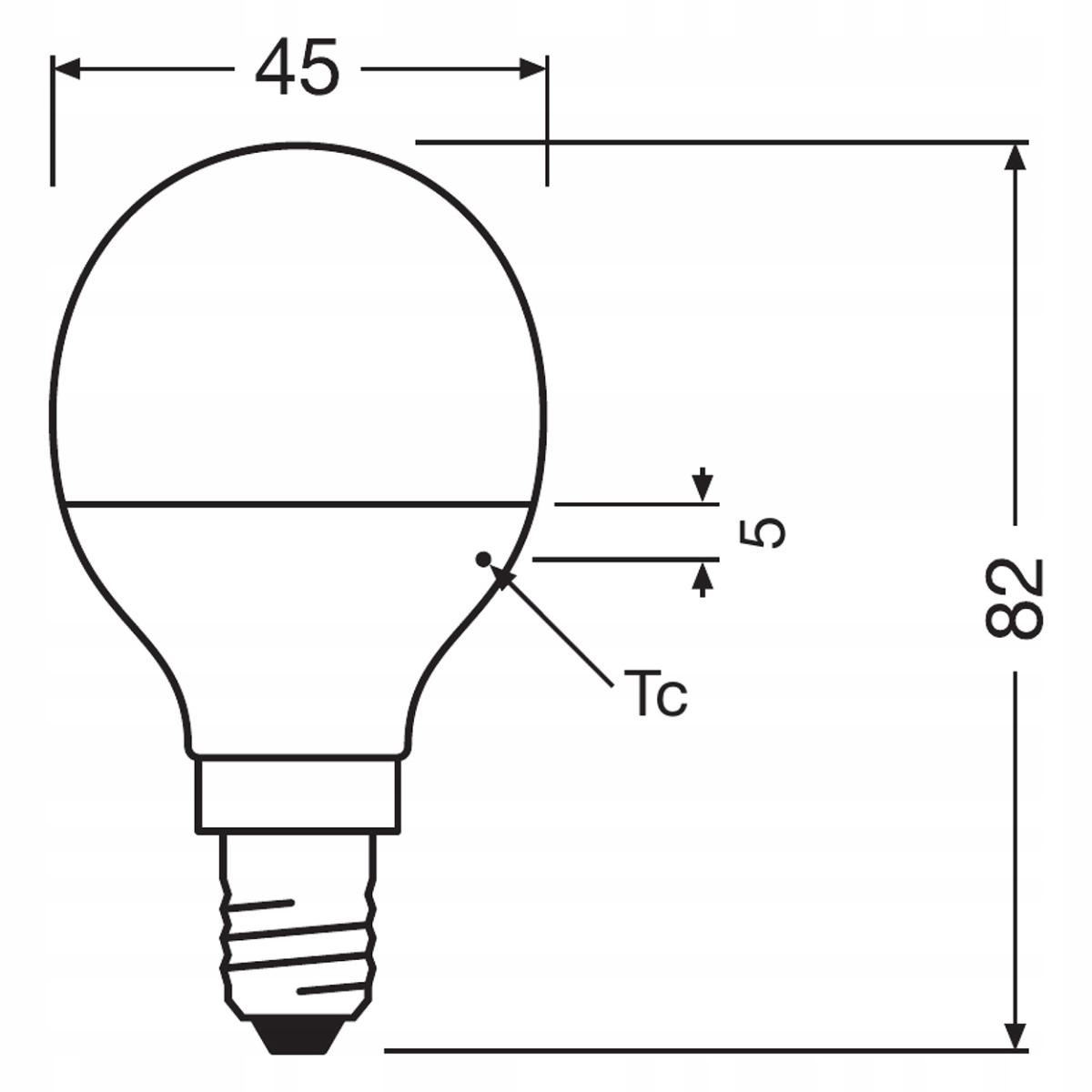 OSRAM Żarówka LED E14 A60 6W = 40W 470lm 4000K Ciepła 360° Filament 3-Pak - obrazek 6