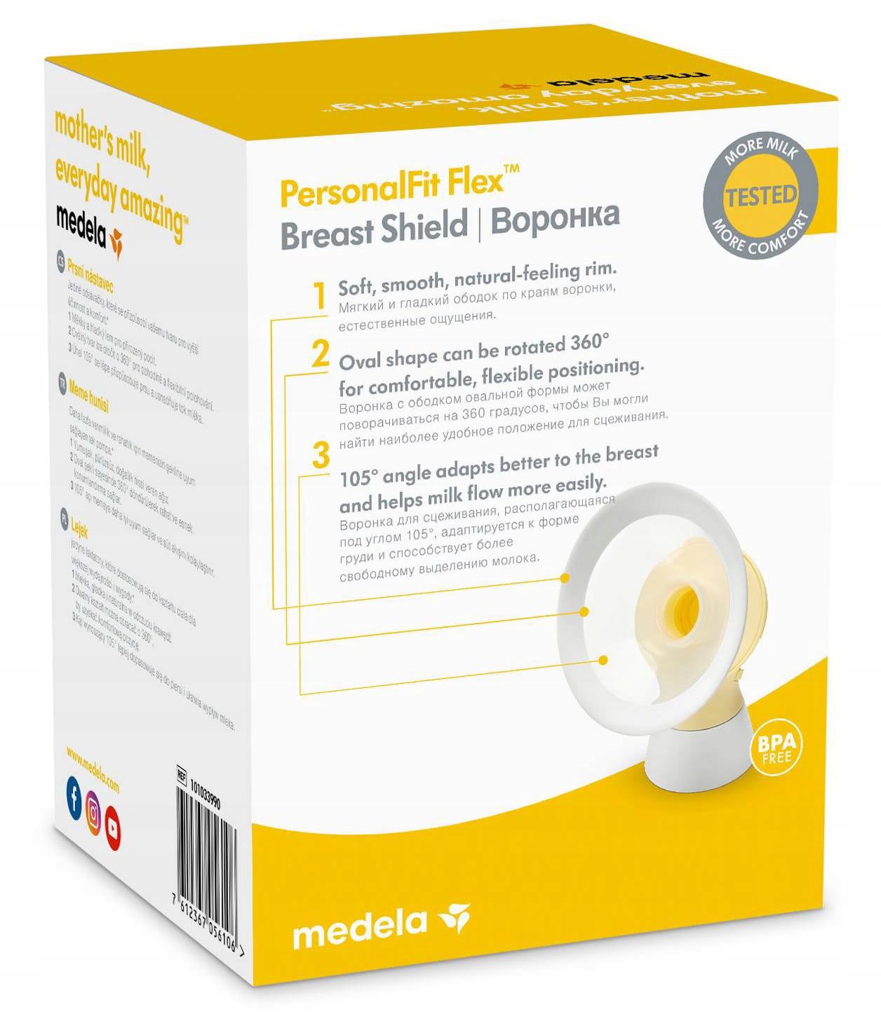 Medela Lejek PersFit Flex 30mm 2szt - obrazek 10
