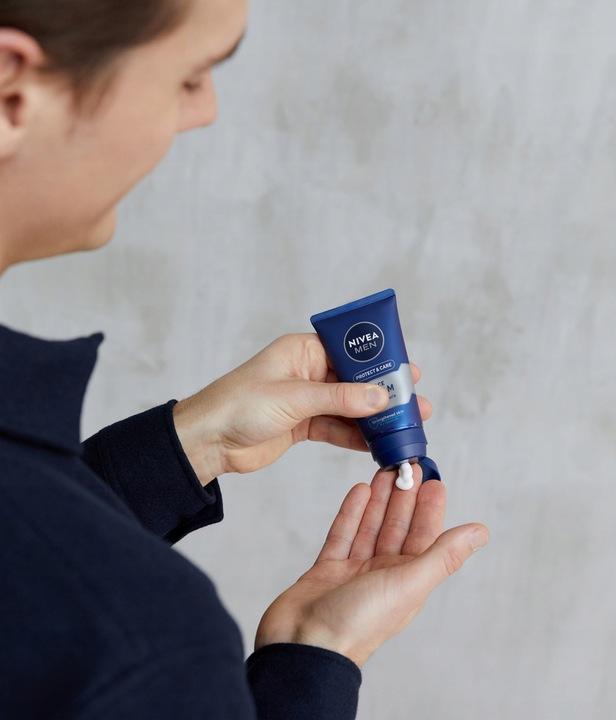 NIVEA NAWILŻAJĄCY KREM DO TWARZY PROTECT & CARE 75 ML - obrazek 3