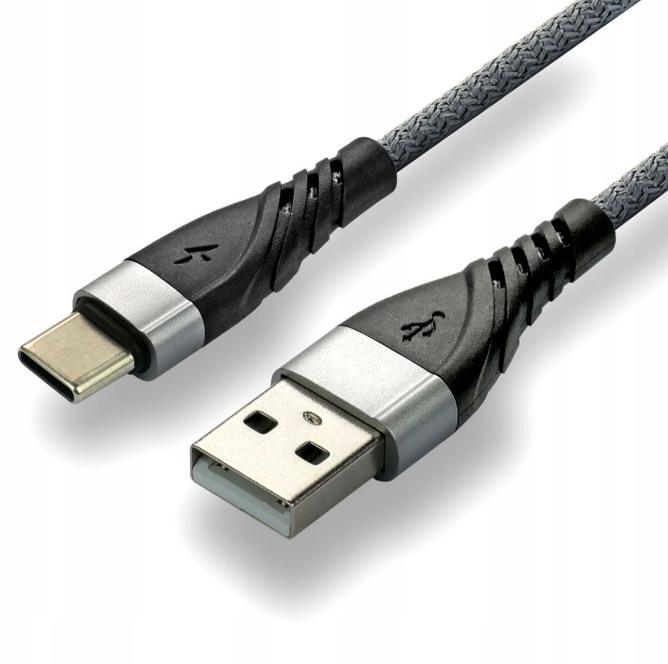 EverActive Kabel Do Ładowania USB-USB C 1m CBB-1CG Pleciony - obrazek 6