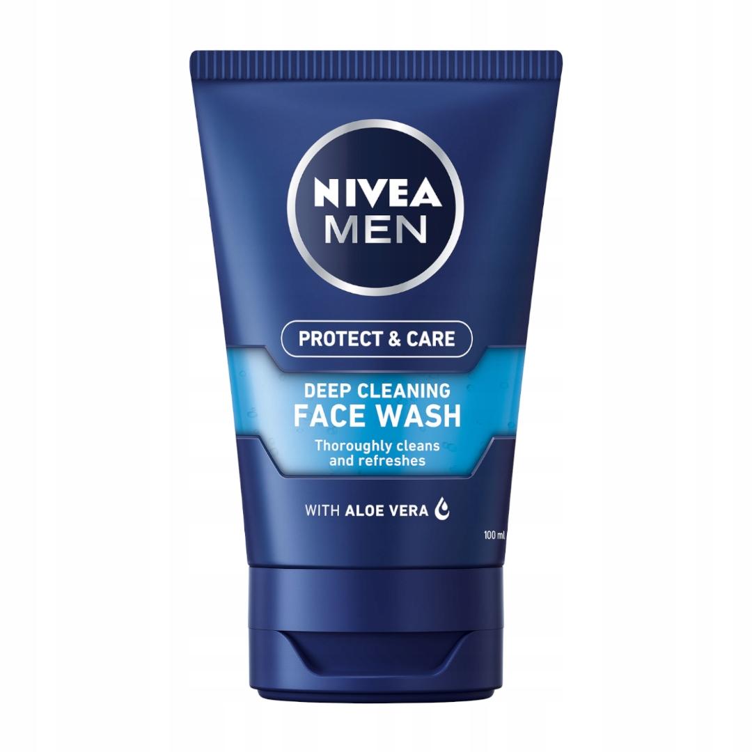 NIVEA MEN Protect & Care Żel do mycia twarzy, 100 ml