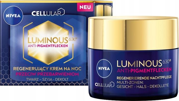 NIVEA Cellular Luminous630 Regenerujący krem przeciw przebarwieniom 50 ml