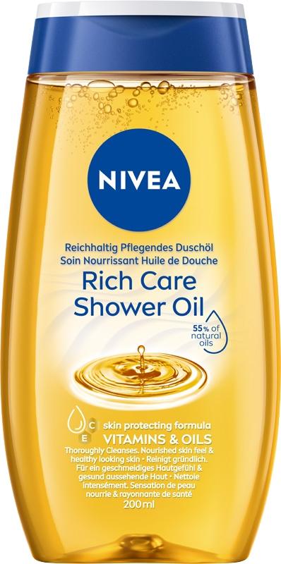 NIVEA NATURAL OIL PIELĘGNUJĄCY OLEJEK POD PRYSZNIC 200 ml