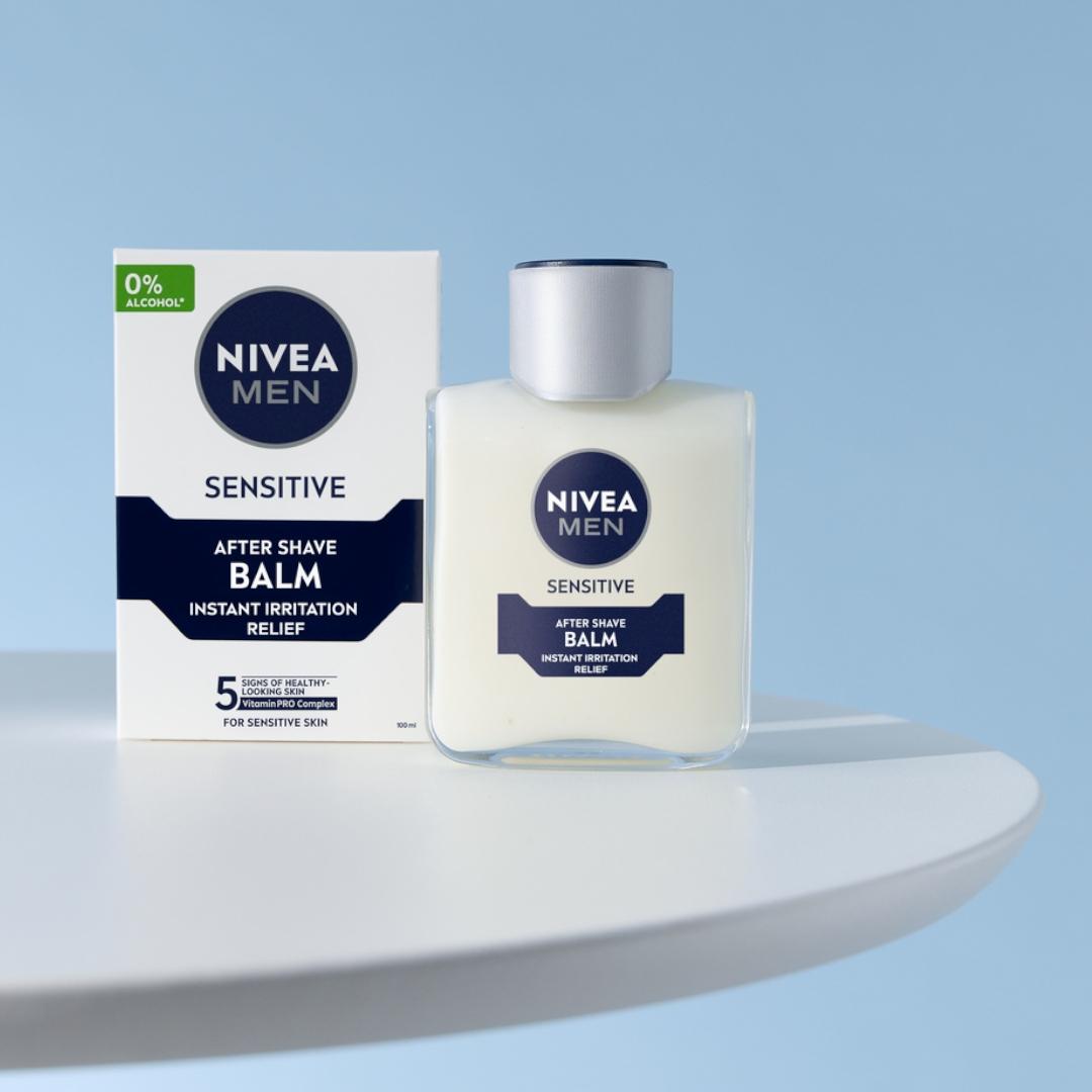 NIVEA MEN Łagodzący balsam po goleniu Sensitive 100 ml - obrazek 2