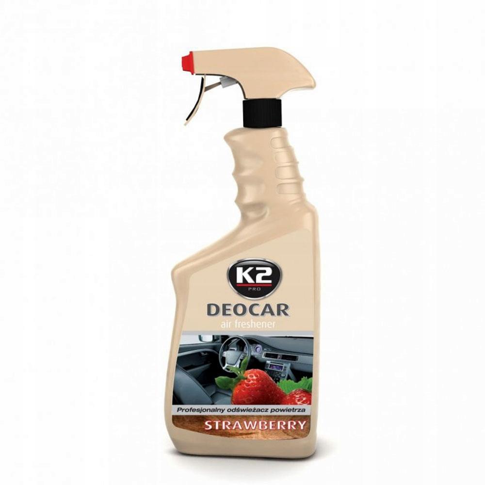 K2 Odświeżacz Powietrza do Samochodu Auta DeoCar Strawberry 700ml M115SM - obrazek 4